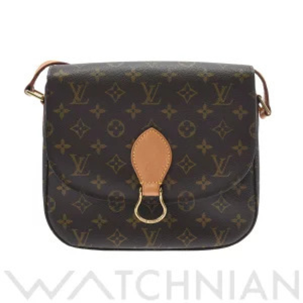 Louis Vuitton Monogram Saint Cloud Brown Canvas Shoulder Bag